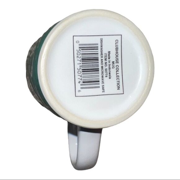 Clubhouse Collection Mug Golf Balls Tees Green Collector's 4.5" Coffee Mug - Picture 5 of 6